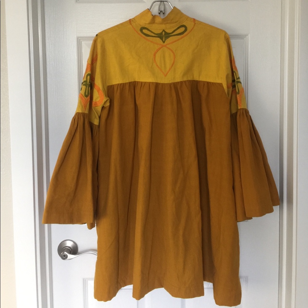 Vintage Reversible Mexican minidress/tunic